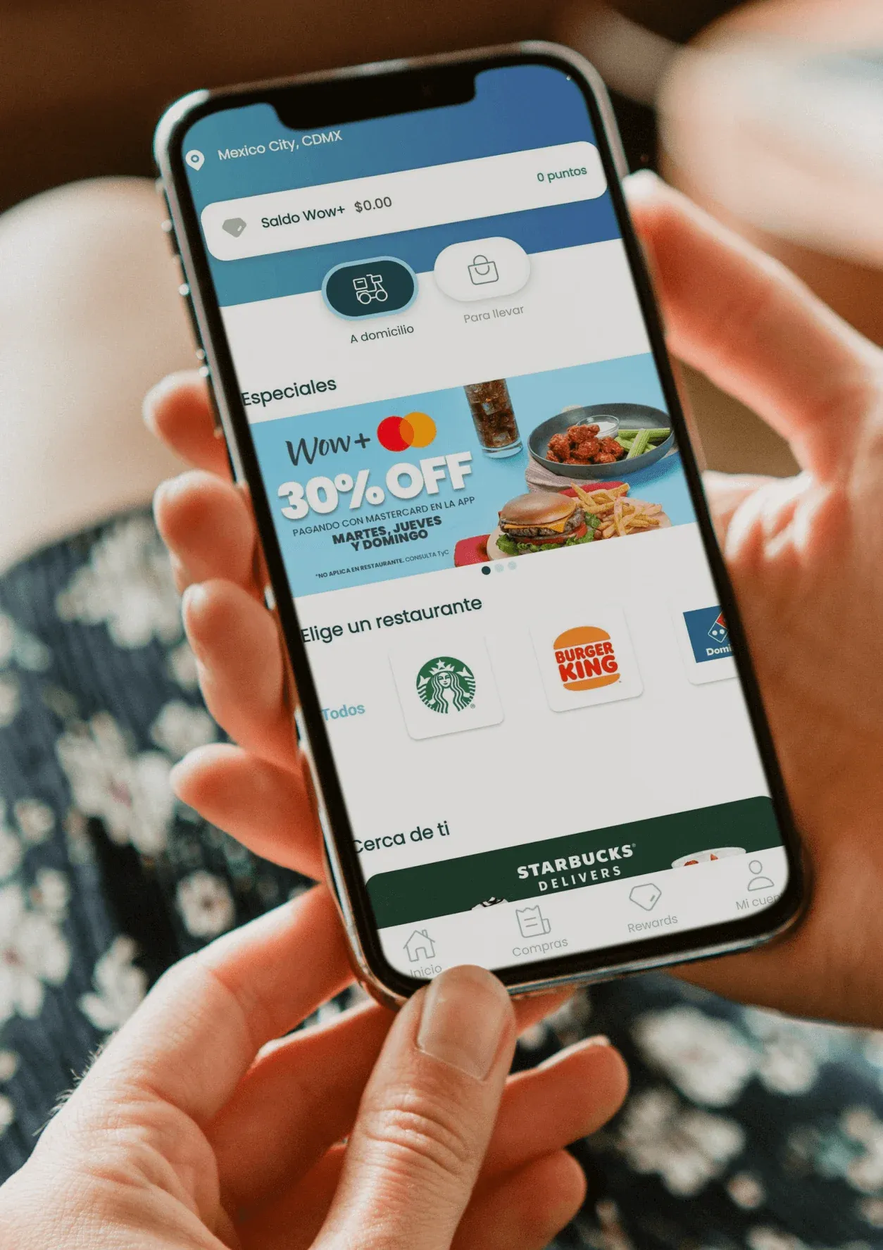 The WOW+ app in use, from the Alsea customer story.